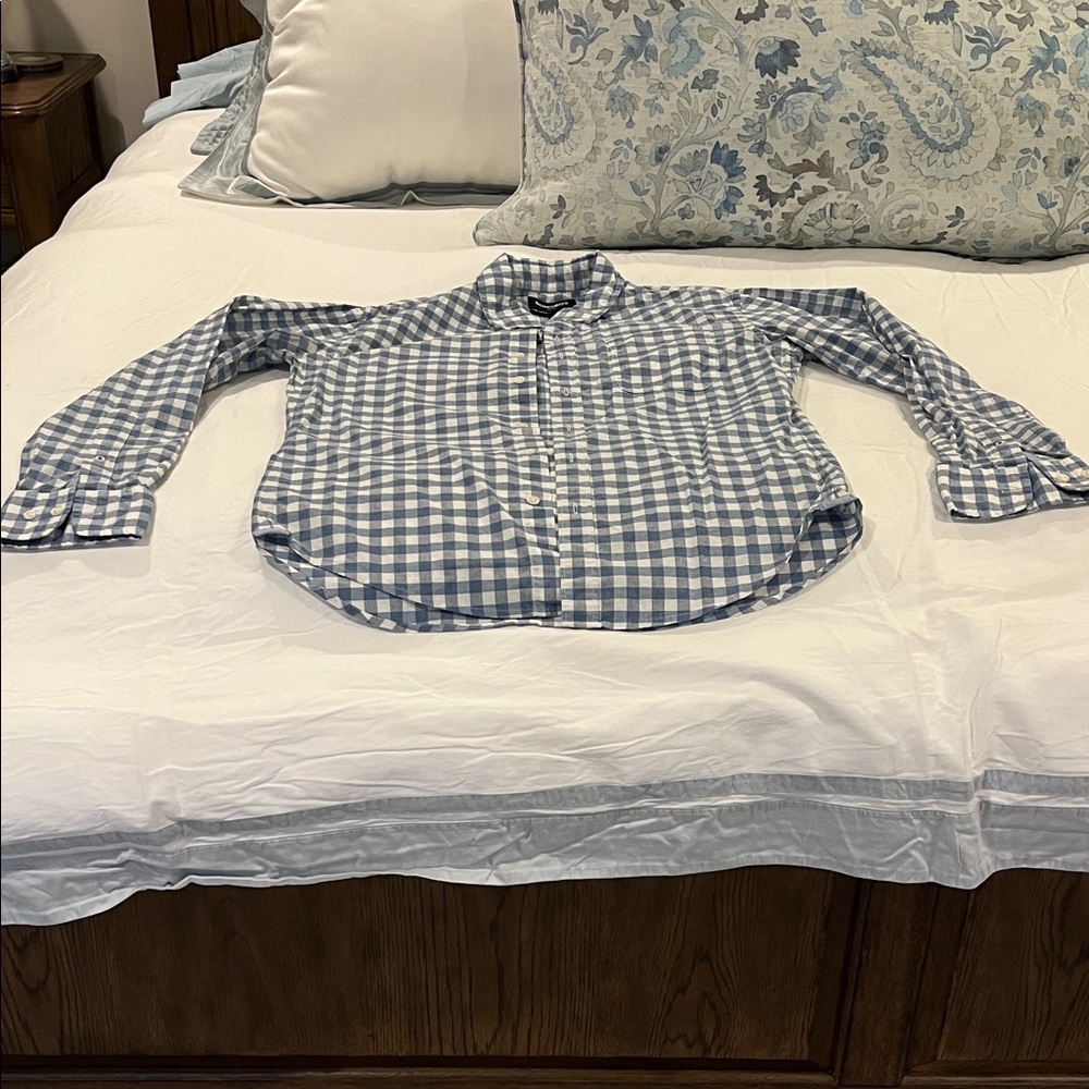 Bonobos Blue Checkered Men's Shirt